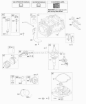 Camshaft Crankshaft Cylinder Engine Sump Lubrication Piston Group Diagram and Parts List for 12Q677-0115-F1  Briggs and Stratton Engine